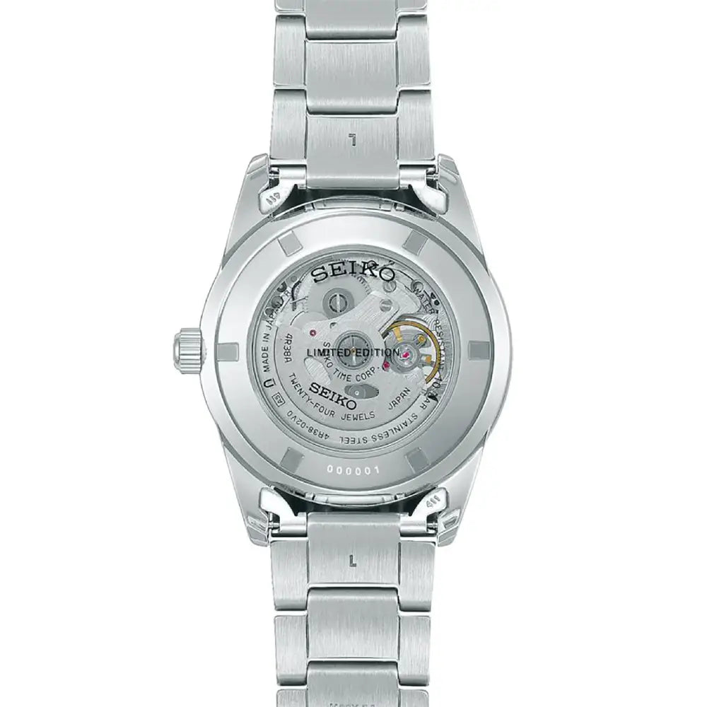 Seiko SCVE065 automatic open heart stainless steel men's watch
