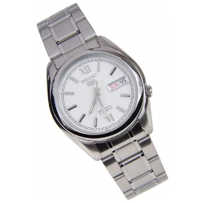 Seiko 5 Automatic SNKL51K1 White Dial 37mm Stainless Steel Men's Watch