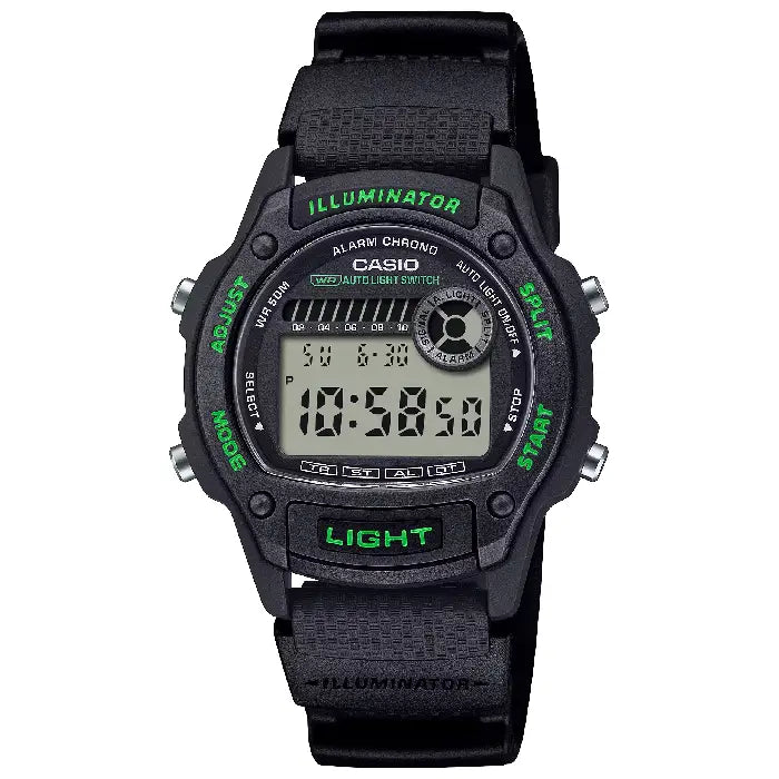 Casio Collection Digital Heavy Duty W-220H-1A3 Digital Dial Resin Strap Men's Watch