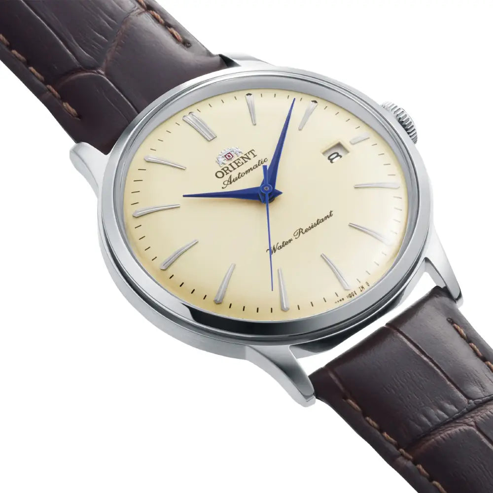 Orient RA-AC0033Y Bambino Ivory Dial Men's Watch – MonaWatch