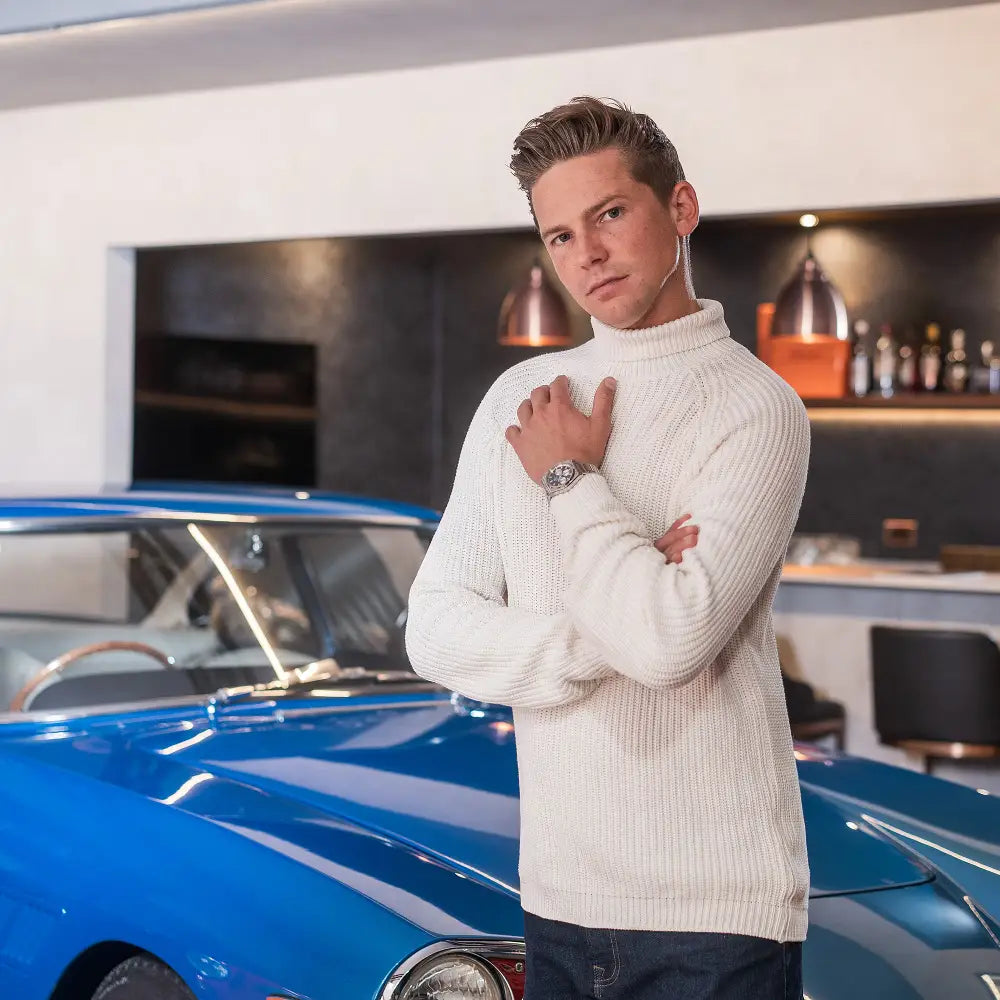 Casio Edifice Standard Chronograph EFB-730D-2AV Blue Dial 40mm Stainless Steel Men's Watch