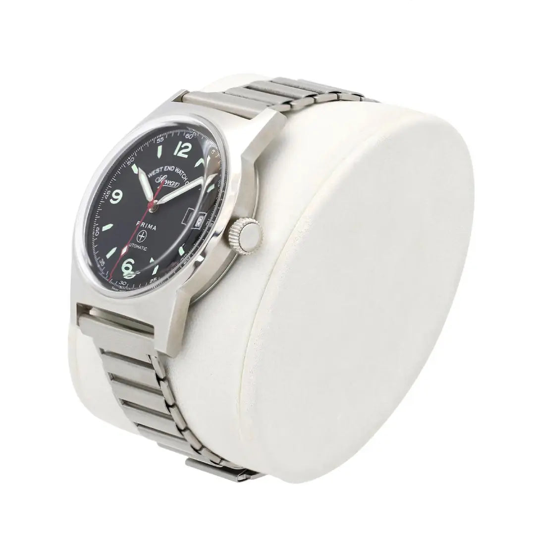 West End New 8152 Automatic 8152.10.0208R Black Dial Stainless Steel Men's Watch