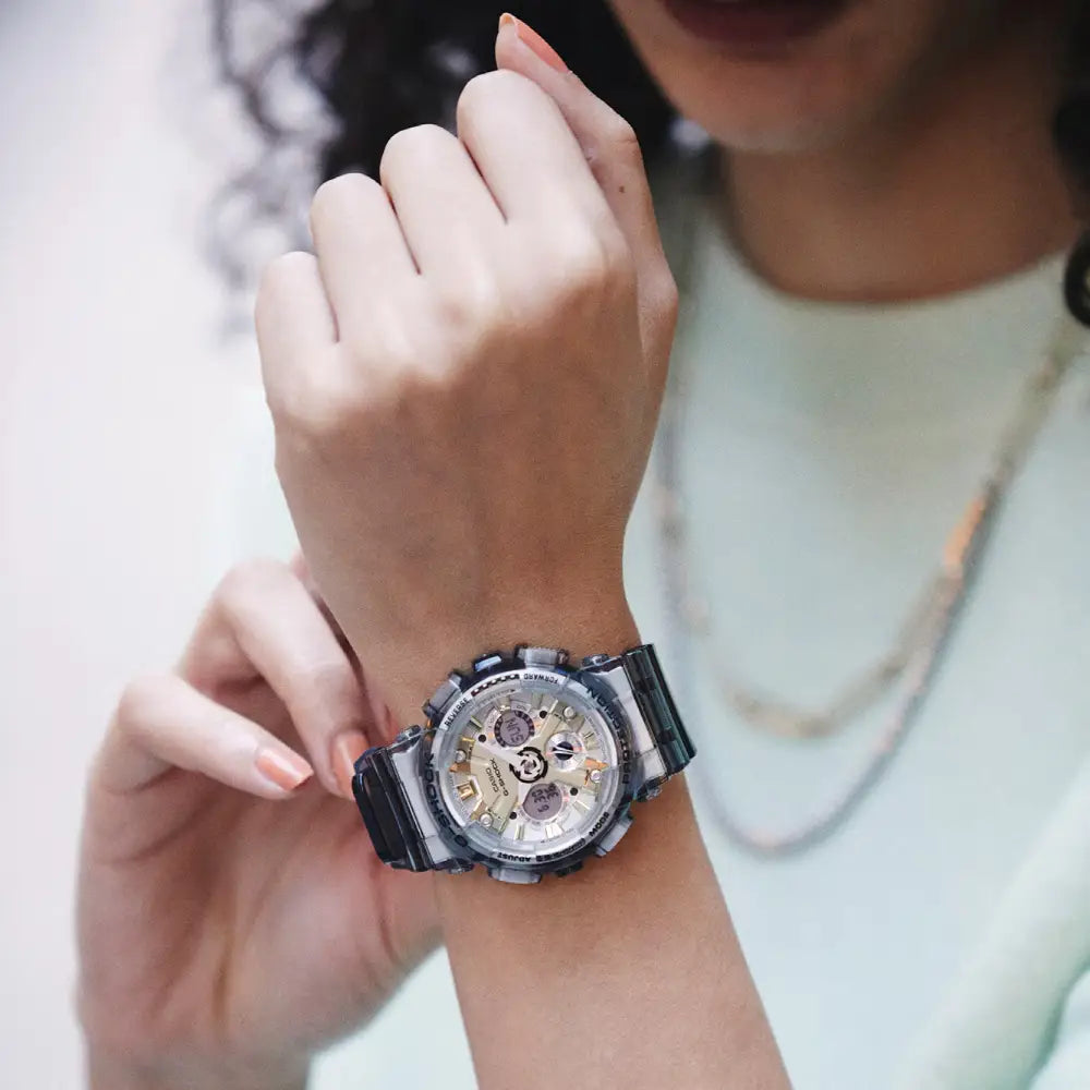 Casio G Shock GMA-S120GS-8A grey womens sports watch
