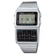 Casio Data Bank Digital DBC-611-1DF Black Dial Stainless Steel Unisex Watch