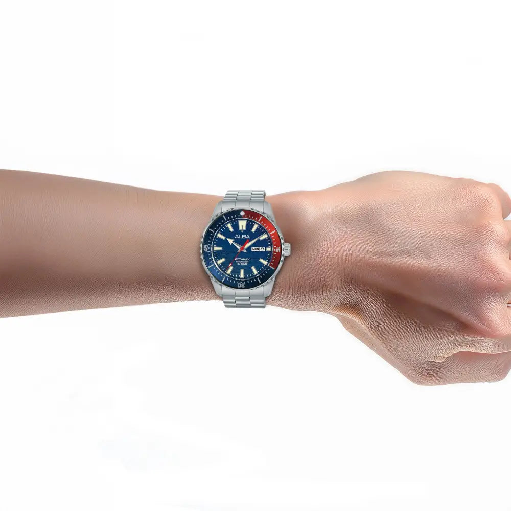 Alba Active Mechanical "Pepsi" AL4735X1 Men's Watch