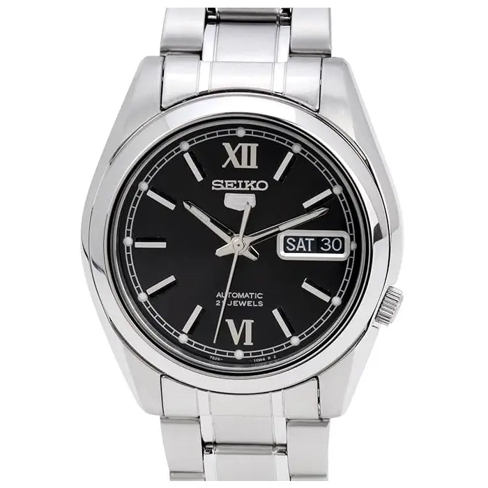 Seiko 5 Automatic SNKL55K1 Black Dial 37mm Stainless Steel Men's Watch