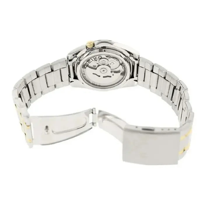 Seiko 5 Automatic SNKL47K1 White Dial Two-Tone 37mm Stainless Steel Men's Watch