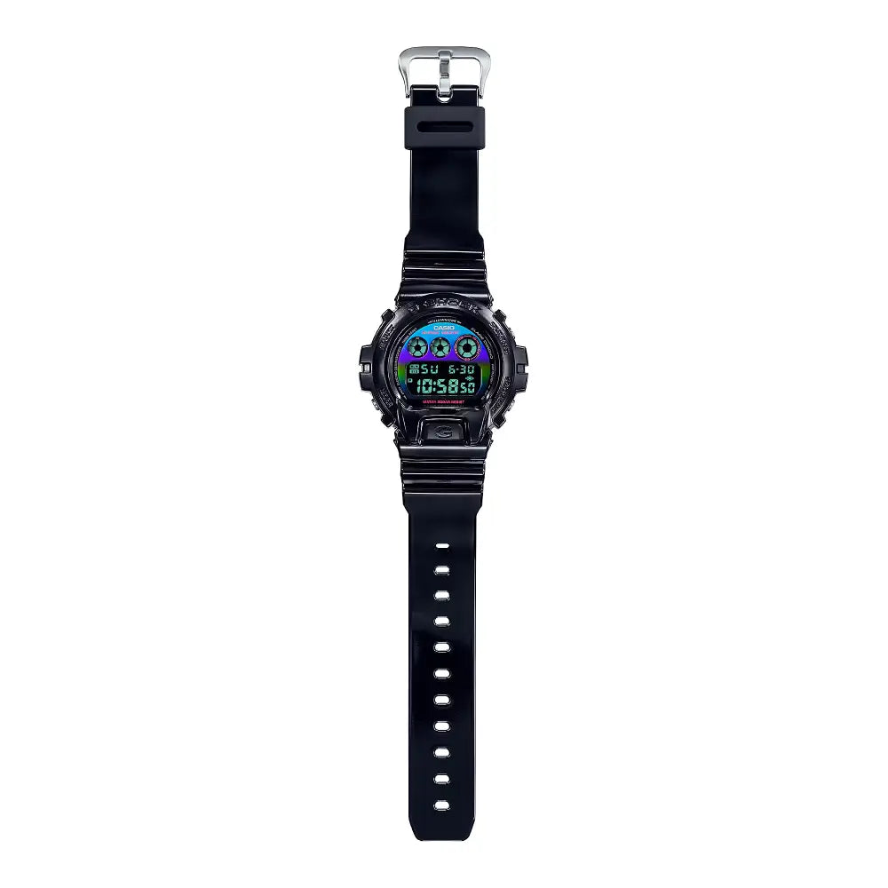 Casio G Shock DW-6900RGB-1E Digital "Virtual Rainbow" Multi-Color Dial Resin Strap Men's Watch