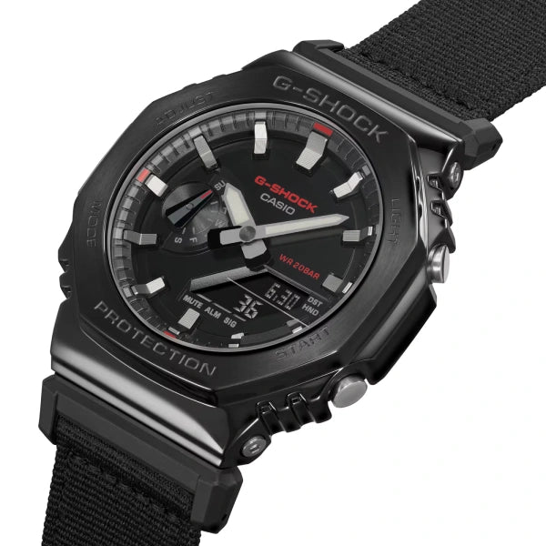 G-Shock Metal Covered GM-2100CB-1ADR Black Dial Stainless Steel Men's Watch