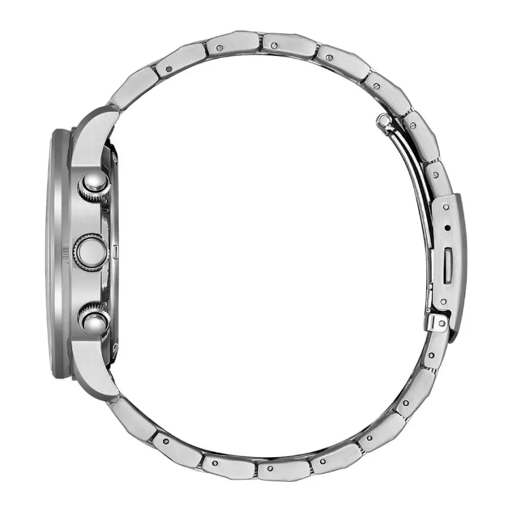 Citizen Eco-Drive "Aviator Chrono" CA0880-58L Blue Dial 44mm Stainless Steel Men's Watch