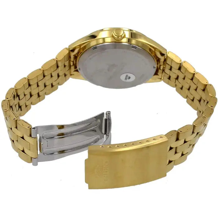 Orient Tristar RA-AB0E11B automatic men's watch with black dial
