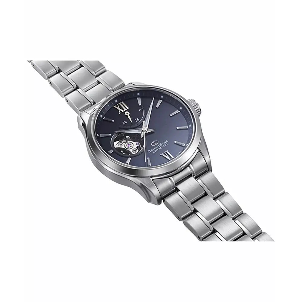 Orient Star RE-AT0021L00B Automatic Open Heart Limited Edition "Keshiki" Blue Dial 39mm Stainless Steel Men's Watch