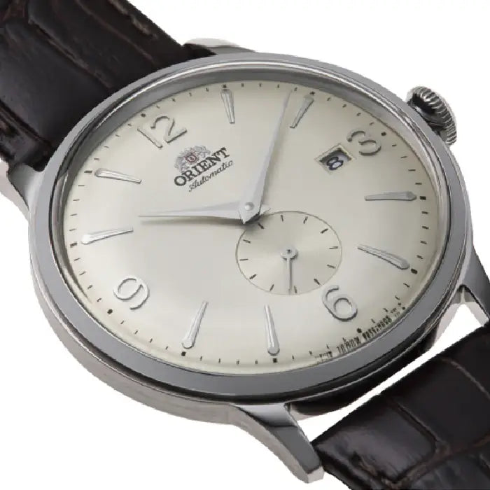 Orient Bambino Small Seconds RA-AP0003S Champagne Dial (40.5mm) Leather Strap Men's Watch