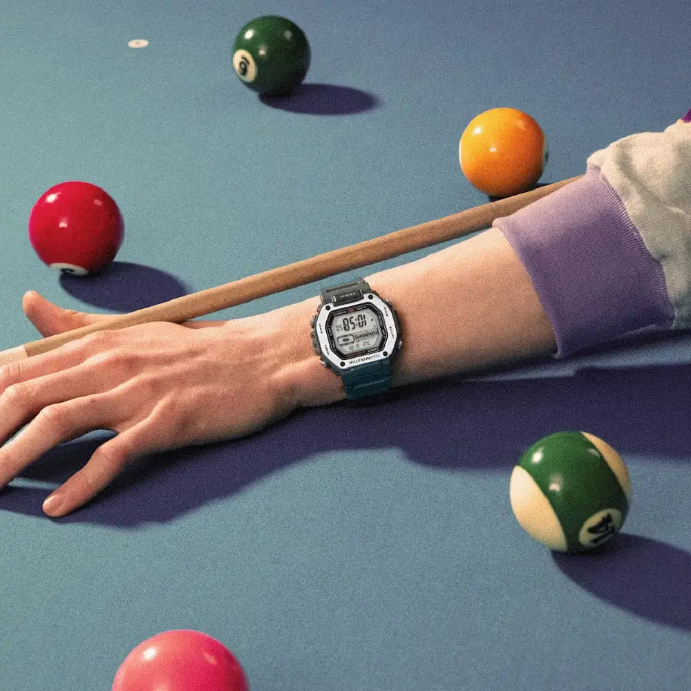 Casio Youth Digital MWD-110H-3AVDF Grey Digital Dial 47.2mm Resin Strap Men's Watch