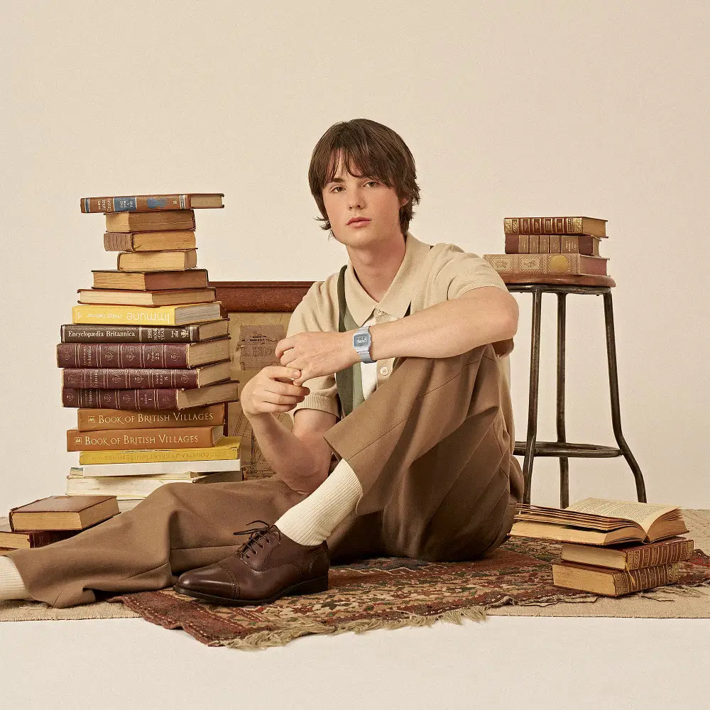 Casio Vintage A700WM-7ADF Digital Slim Silver Dial 37.4mm Stainless Steel Unisex Watch