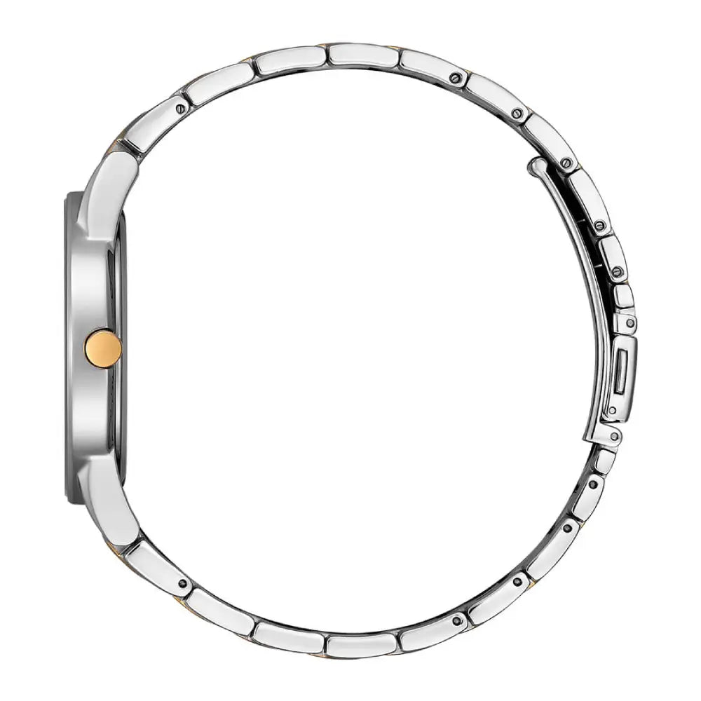 Citizen Eco-Drive Axiom AU1064-85A Silver Dial 40mm Two-Tone Stainless Steel Men's Watch