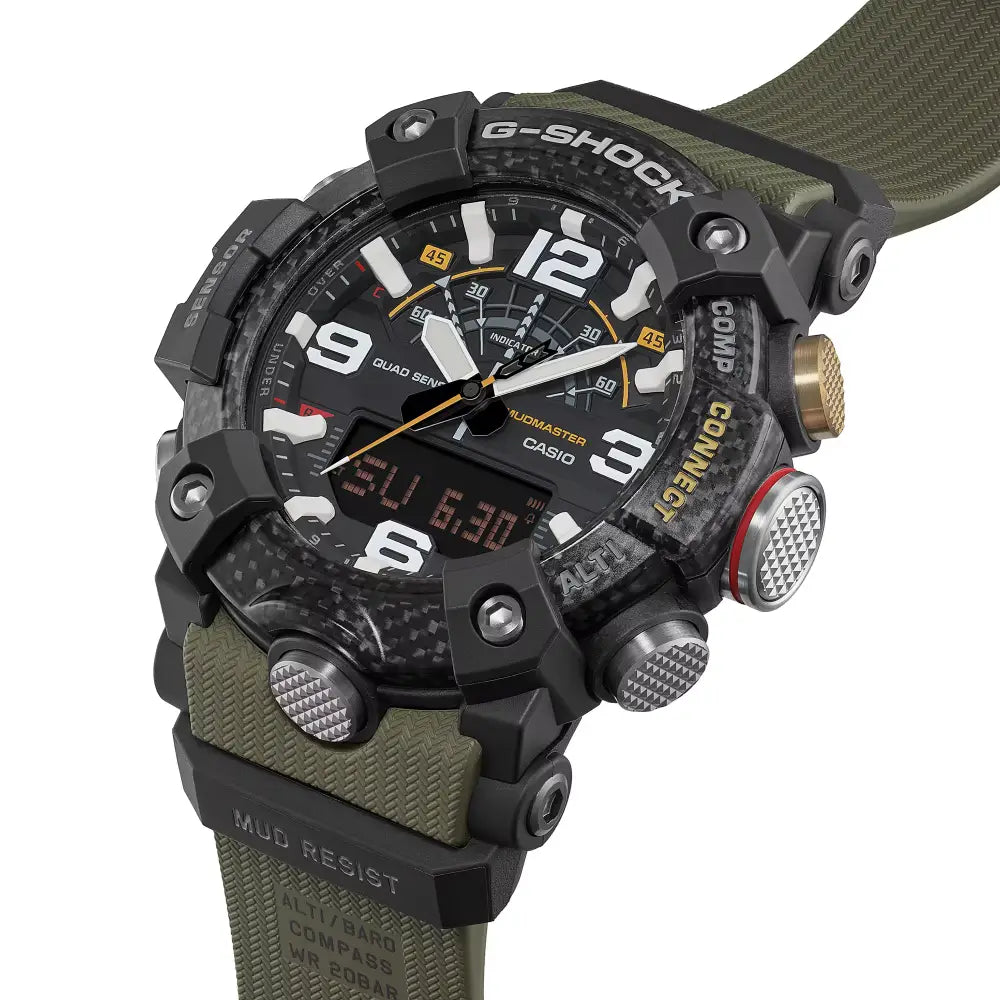 Casio GG-B100X-1A3 Mudmaster men’s watch with black dial and resin strap