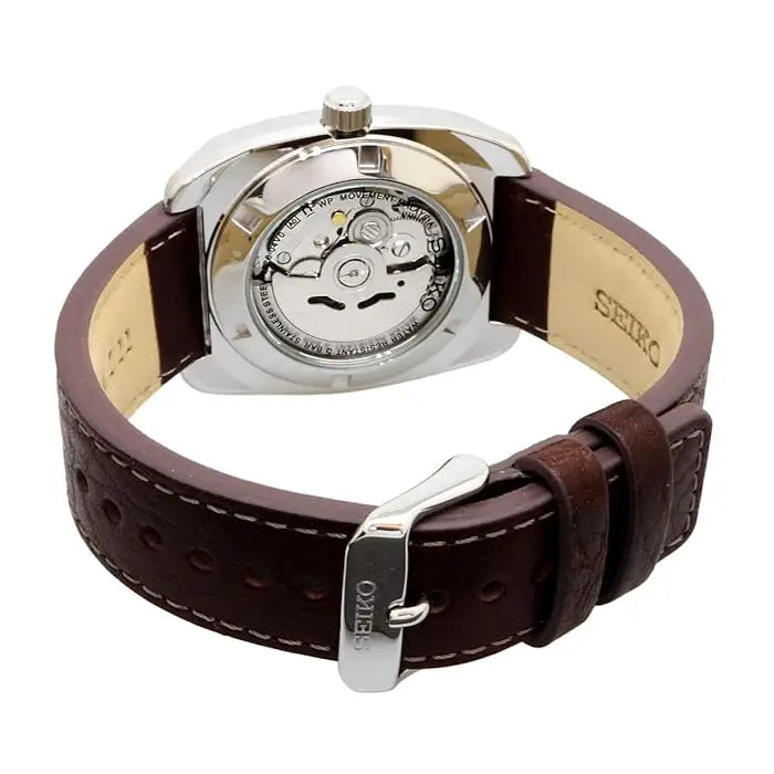 Seiko Recraft SNKP27 Automatic Green Dial Leather Strap Men's Watch
