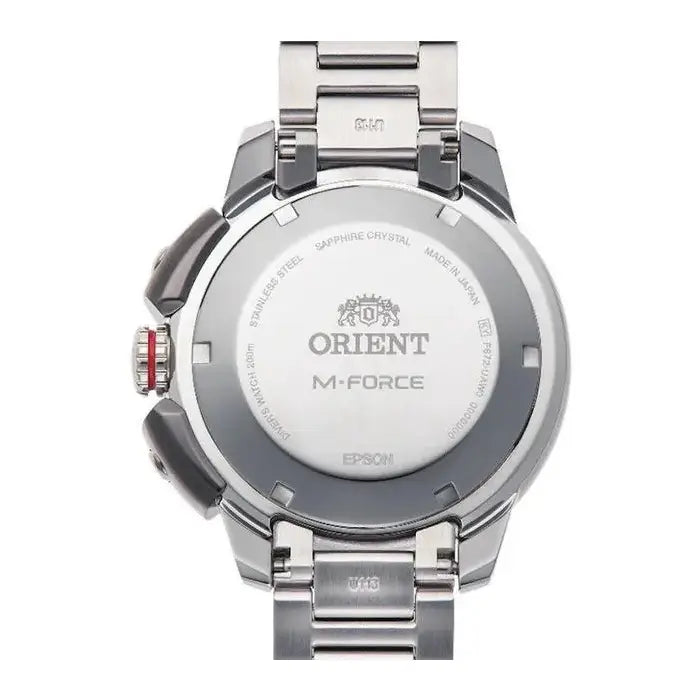 Orient M-Force RA-AC0L08Y watch transparent caseback