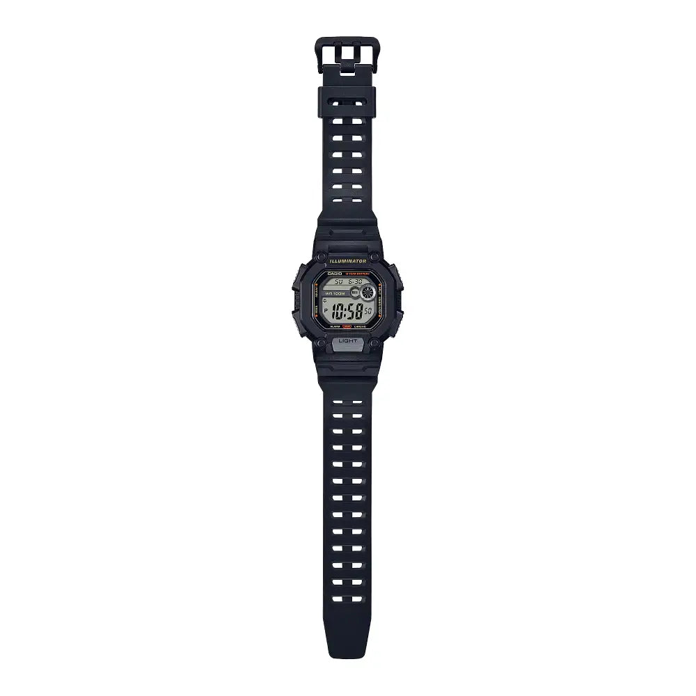Casio Digital Digital W-737HX-1AVDF Black Display Resin Strap Men's Watch