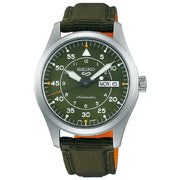 Seiko 5 Sports SRPH29K1 Flieger Automatic Green Dial 39.4mm Nylon Strap Men's Watch