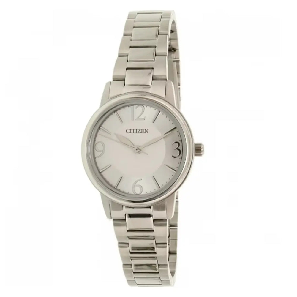 Citizen Quartz Analog EL3070-54A  White Dial 30mm Stainless Steel Women's Watch