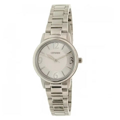 Citizen Quartz Analog EL3070-54A  White Dial 30mm Stainless Steel Women's Watch