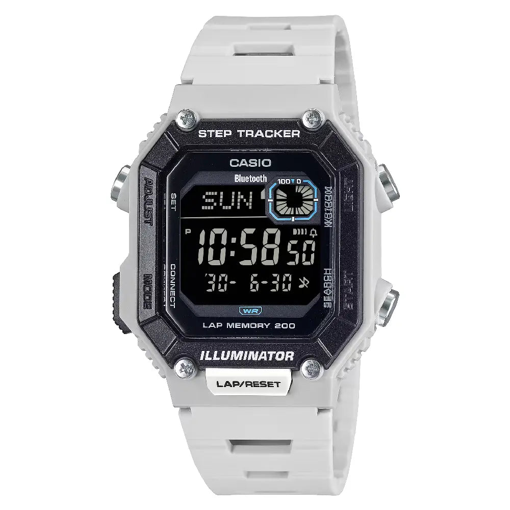 Casio Sports Digital WS-B1000-8BVDF Grey Display Dial Resin Strap Men's Watch