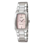 Casio Enticer Ladies Analog LTP-1165A-4CDF Pink Dial Stainless Steel Women's Watch