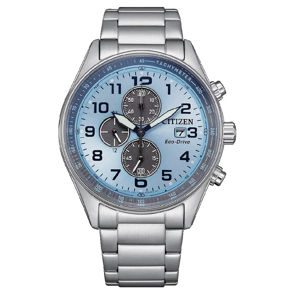 Citizen Eco-Drive CA0770-72M Chronograph "Beginning Blue - Limited Edition" Blue Dial 43mm Stainless Steel Men's Watch