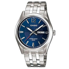 Casio Collection Analog MTP-1335D-2AVDF Blue Dial Stainless Steel Men's Watch