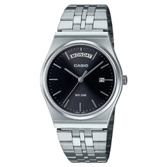 Casio Collection Analog MTP-B146D-1AVDF Black Dial Stainless Steel Men's Watch