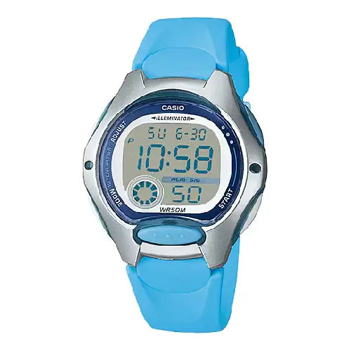 Casio Collection LW-200-2BVDF Digital Blue Dial Resin Strap Women's Watch