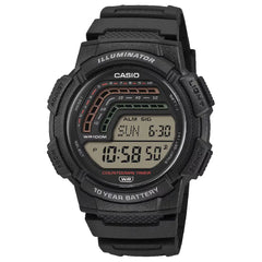 Casio Digital Tide Graph Moon Phase WS-1800H-1AV Digital Display 51.3mm Resin Strap Men's Watch