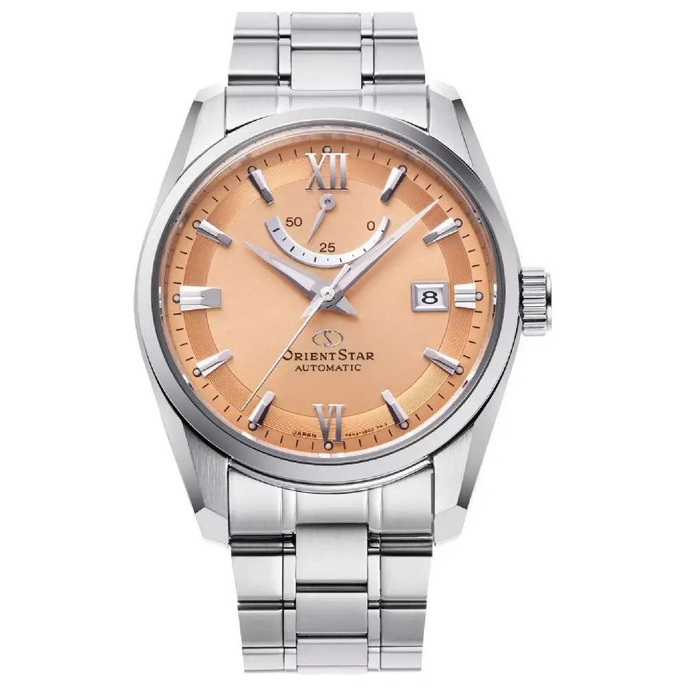 Orient Star RE-AU0108G00B Sports Automatic Diver Power Reserve Date Function Copper Dial Stainless Steel Men's Watch