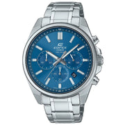 Casio Edifice EFV-650D-2AV blue dial 43.5mm stainless steel men's watch