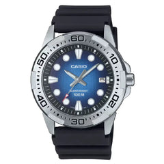 Casio Collection Analog MTD-140-2AVDF Blue Dial Resin Strap Men's Watch