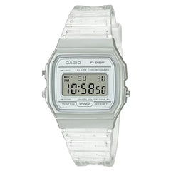 Casio Vintage Digital F-91WS-7DF White Dial Resin Strap Unisex Watch