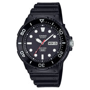 Casio MRW-230H-1E1VDF black dial resin strap men's watch