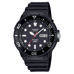Casio Collection Analog MRW-230H-1E1VDF Black Dial Resin Strap Men's Watch