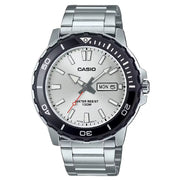 Casio MTD-125D-7AVDF silver dial stainless steel men’s watch