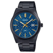 Casio Enticer MTP-VD03B-2AUDF Date Analog Blue Dial Stainless Steel Men's Watch