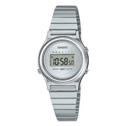 Casio Vintage Digital LA700WE-7ADF Silver Dial Stainless Steel Women's Watch