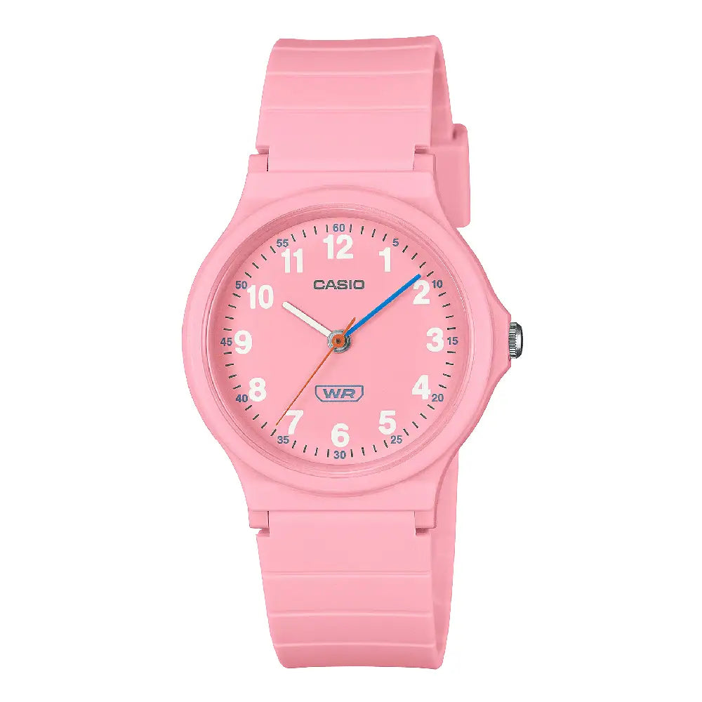 Casio Youth Analog LQ-24B-4BDF Pink Dial Resin Strap Women's Watch