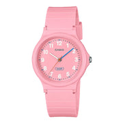 Casio Youth Analog LQ-24B-4BDF Pink Dial Resin Strap Women's Watch