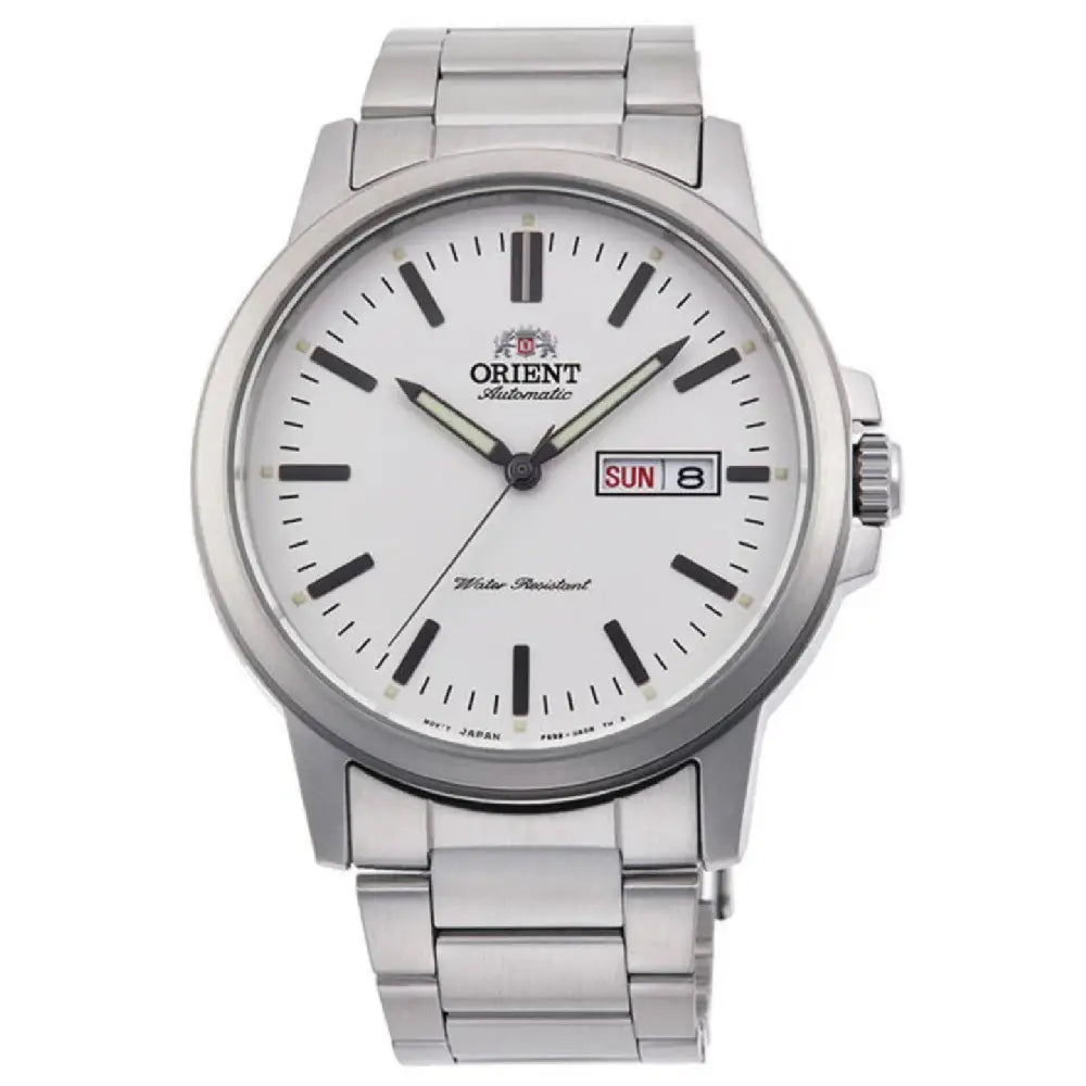 Orient RA-AA0C03S39B men's watch white dial stainless steel bracelet