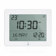 Al Fajr CF-19 Digital Azan Desk Clock White Digital Display