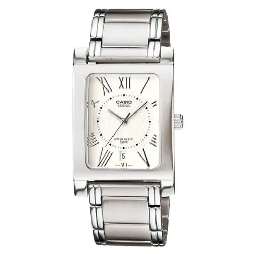 Casio Beside Analog BEL-100D-7A2VDF White Dial Stainless Steel Women's Watch