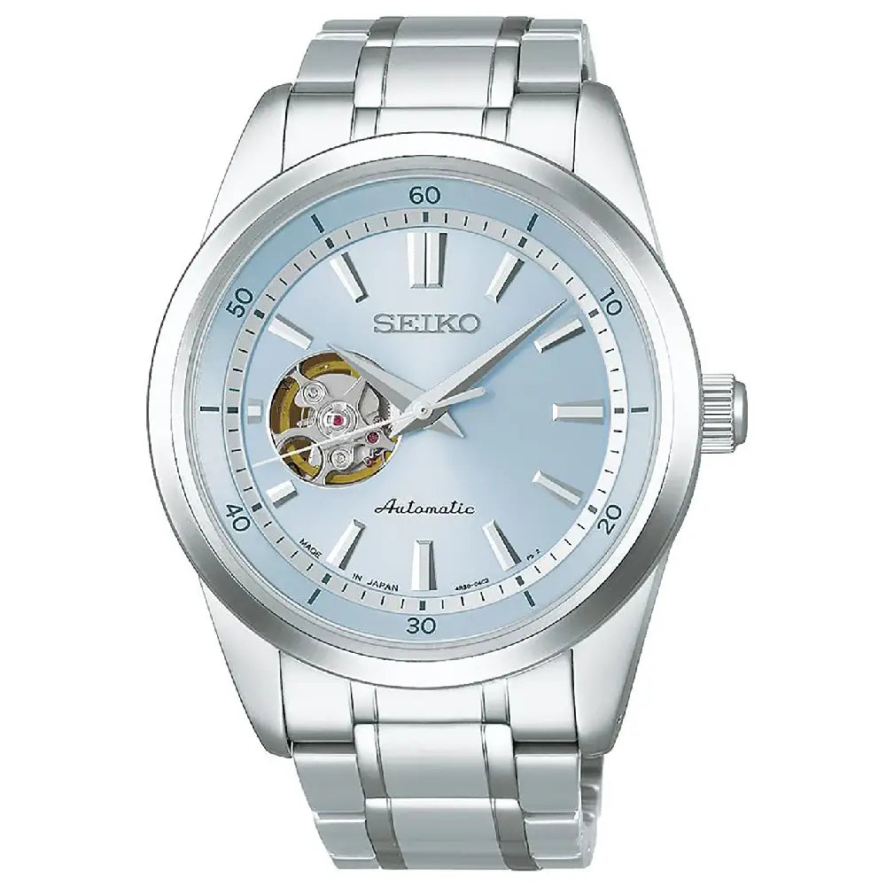 Seiko SCVE065 limited edition blue dial men's watch 40mm