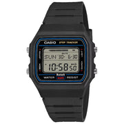 Casio F-B100W-1A Vintage Bluetooth step tracker men's digital watch with black resin strap